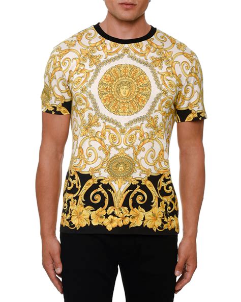 versace t shirt saldi|1st copy Versace shirt men.